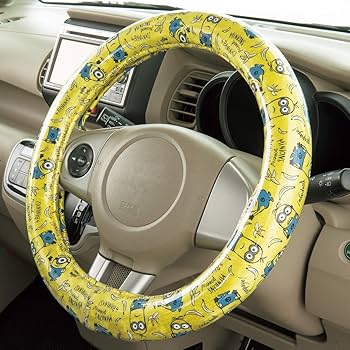 ミニオンズ ミニオン ハンドルカバー クッション カー用品 車 ぬいぐるみ 人形 ミニオンズ ミニオン ハンドルカバー クッション カー用品 車